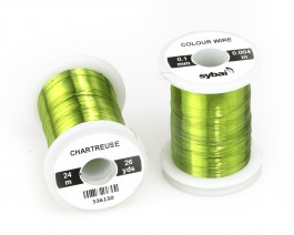 Colour Wire, 0.1 mm, Chartreuse